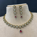 FS Collection Sparkling Austrian And Crystal Stone Elegance Necklace Set