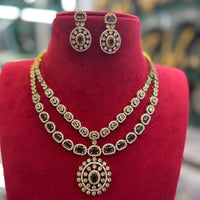 FS Collection Pota Stone And Austrian Stone Designer Necklace Set