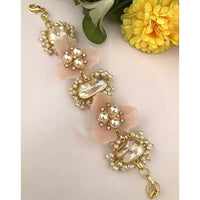 FS Collection Designer Blossom Mother of Pearl Adjustable Bracelet