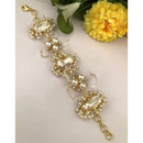 FS Collection Designer Blossom Mother of Pearl Adjustable Bracelet