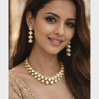 FS Collection Luxury Crystal Stone Designer Necklace Set