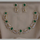 FS Collection Classic Crystal Stone And Austrian Stone Necklace Set 