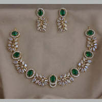 FS Collection Classic Crystal Stone And Austrian Stone Necklace Set 