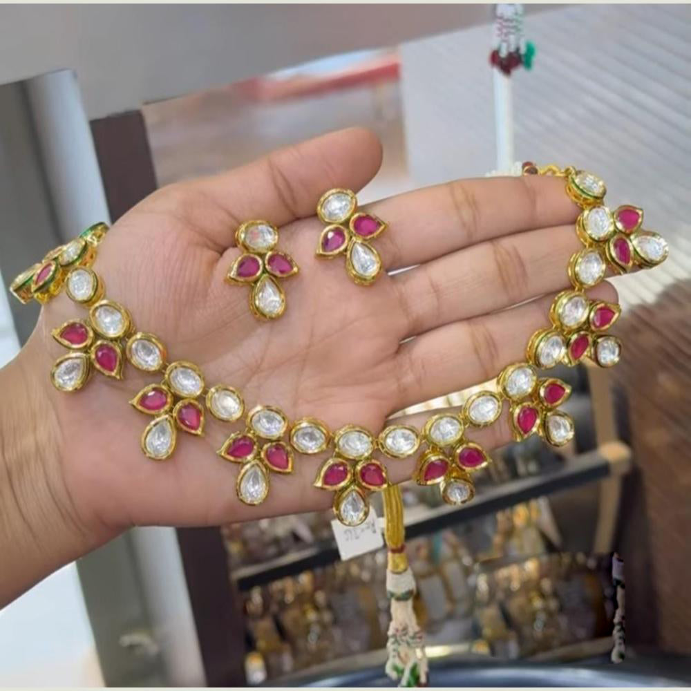 FS Collection Premium Pota Stone Necklace Set