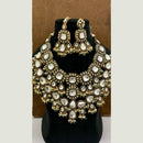 FS Collection Heritage Kundan Stone Pearl And Beads Designer Necklace Set