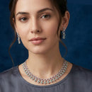 FS Collection Royal Look Austrian Stone Necklace Set 