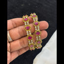 FS Collection Classic American Diamond Bangles Set 