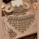 FS Collection Royal Look Crystal  Stone Necklace Set