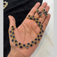 FS Collection Royal Look Crystal Stone Necklace Set
