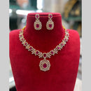 FS Collection Premium Austrian Stone And Crystal Stone Necklace Set