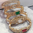 FS Collection Designer Polki Kundan Openable Kada Bracelet