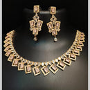 FS Collection Premium American Diamond Statement Necklace Set
