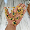 FS Collection Traditional Pota Stone And Pearl Necklace Set