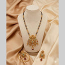 FS Collection Modern Ethnic Pota Stone And Meenakari Mangalsutra