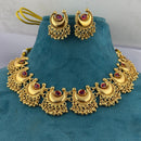 FS Collection Graceful Pota Stone And Pearl Necklace Set 