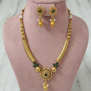 FS Collection Graceful Pota Stone And Pearl Necklace Set
