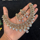 FS Collection Sparkling American Diamond Designer Necklace Set