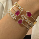 FS Collection Designer American Diamond Openable Kada Bracelet