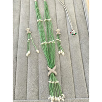 FS Collection Pearl And Beads Austrian Stone Long Necklace Set