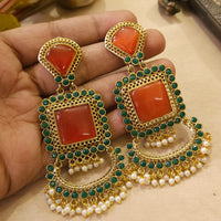 FS Collection Pota Stone Designer Dangler Earrings