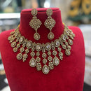 FS Collection Glamorous Austrian Stone Choker Necklace Set