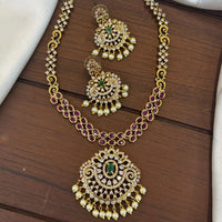 FS Collection Premium Austrian Stone And Crystal Stone Necklace Set