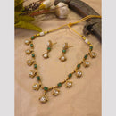 FS Collection Royal Polki Kundan Stone And Pota Stone  Necklace Set