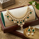 FS Collection Premium Kundan Stone  Necklace Set for Women