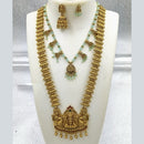 FS Collection Grand Pota Stone Temple Double Strand Necklace Set