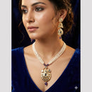 FS Collection Elegant Pota Stone And Beads Necklace Set
