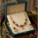 FS Collection Elegant Pota Stone Necklace Set