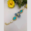 FS Collection Mother Of Pearls Floral Bracalet 