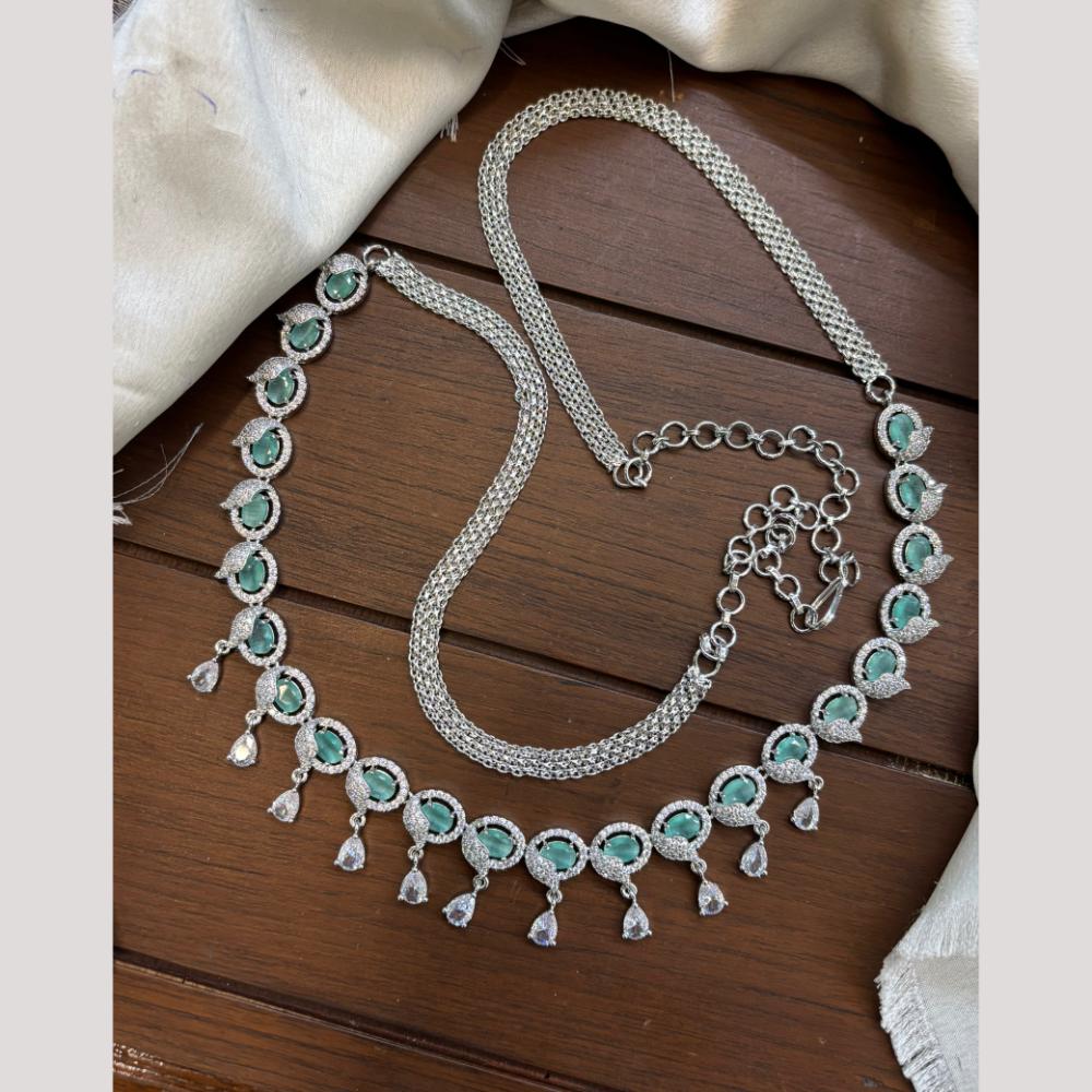 FS Collection Traditional American Diamond Kamarbandh for Saree & Lehenga