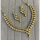FS Collection Classic Kundan Stone Necklace Set