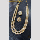 FS Collection Classic Kundan Stone Necklace Set