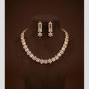 FS Collection Dazzling American Diamond Necklace Set