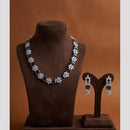 FS Collection Dazzling American Diamond Necklace Set