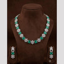 FS Collection Dazzling American Diamond Necklace Set