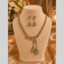 FS Collection Royal Look American Daimond And Austrian Stone Necklace Set