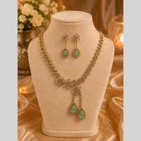 FS Collection Royal Look American Daimond And Austrian Stone Necklace Set