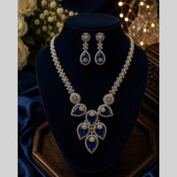 FS Collection Royal Look American Daimond And Austrian Stone Necklace Set