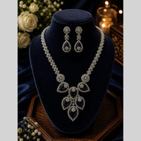 FS Collection Royal Look American Daimond And Austrian Stone Necklace Set