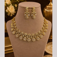FS Collection Royal Look American Daimond And Austrian Stone Necklace Set