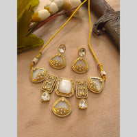FS Collection Elegant Pota Stone Festive Choker Necklace Set
