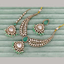 FS Collection Classic Pota Stone And Beaded Necklace Set