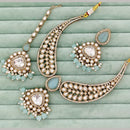 FS Collection Classic Pota Stone And Beaded Necklace Set