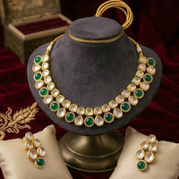 FS Collection Classic Pota Stone Necklace Set