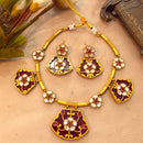 FS Collection Elegant Pota Stone Necklace Set