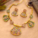 FS Collection Elegant Pota Stone Necklace Set
