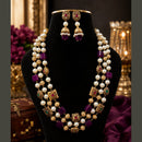 FS Collection Elegant Pota Stone And Beads Necklace Set